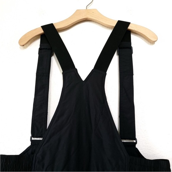 PACIFIC TRAIL Water Resistant Snow Bib Ski Pants in Black Medium - Picture 7 of 10